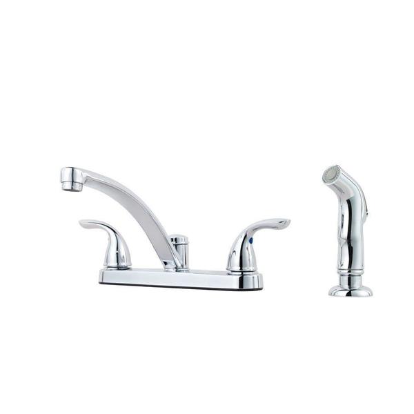 Pfister 8" Mount, Residential 4 Hole Kitchen Faucet G135-8000